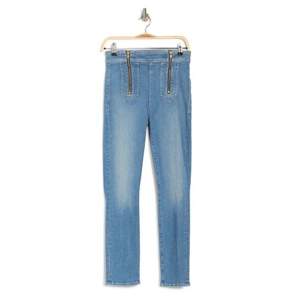 Mother the Double Zip Dazzler Ankle Jeans Were All in this Together Wash 25 - Picture 2 of 11